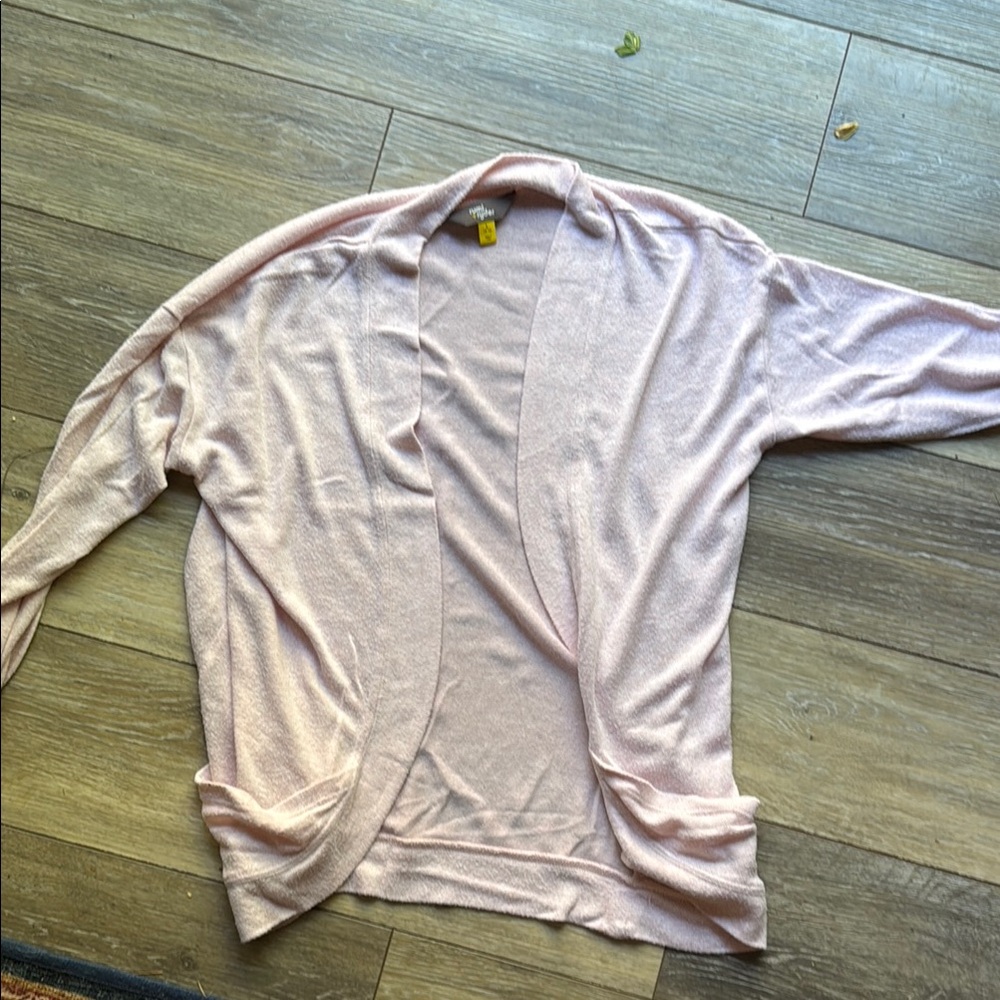 Stitch Fix Soft Pink Oversized Knit Cardigan Rumi + Ryder